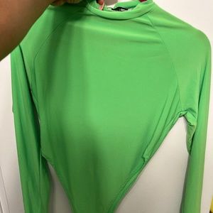 Green bodysuit